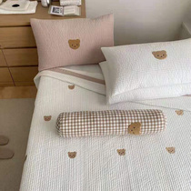 Double summer cool quilt cotton single student summer quilt summer cotton machine washable air conditioning quilt spring and autumn quilt