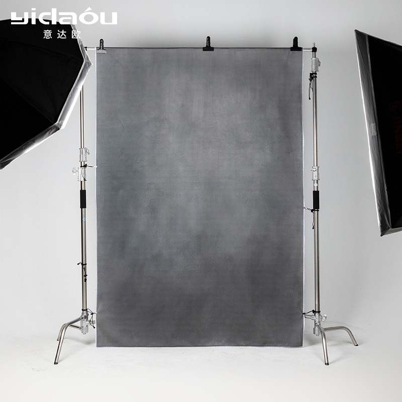 Grey Portrait Photography Background Cloth Photo Scenery Retro Live Photo Gallery Pregnant pregnant Pet shooting background props