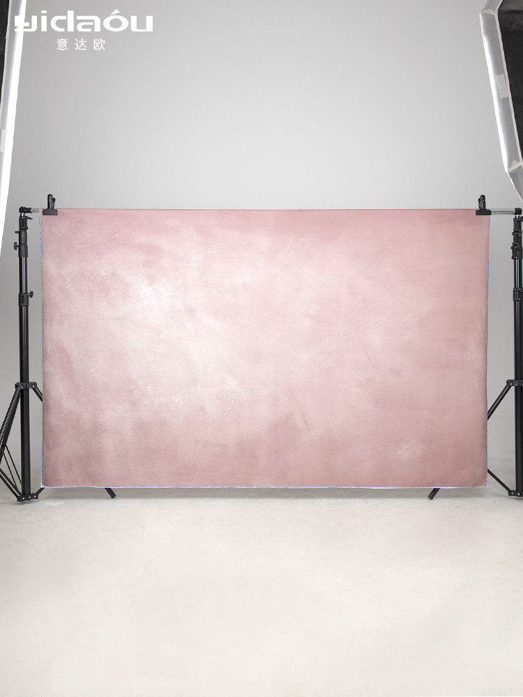 Pink suede background cloth model photography portrait still life photo background hanging cloth net red ins wind live broadcast background