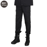 Летние тонкие черные штаны, рабочая униформа