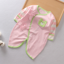 Baby pajamas Autumn and winter clothing Male baby one-piece Newborn newborn baby full moon clothes 0 months 3 female baby