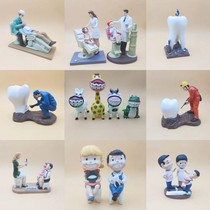 Dental ornaments dental crafts oral clinic decoration moving character ornaments creative opening send small gifts