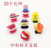 Jumping teeth Oral dental activities customized small gifts giveaways Jumping frog tooth model toy LOGO engraving words