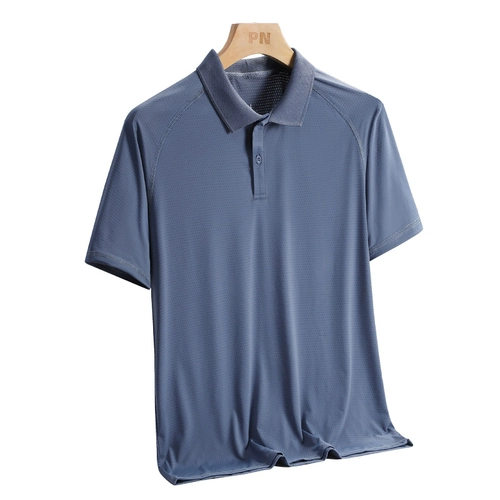 Футболка с коротким рукавом, дышащая летняя одежда, летняя футболка polo, для среднего возраста