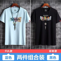 34 Группа -ful Blue+Color Shoes Black