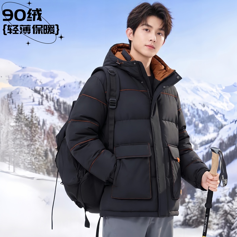 High-Quality 2026 New Winter Men's down Jacket, Lightweight Warm Coat, Women's Puffer Jacket, 90% Duck Down, Hooded Short Style