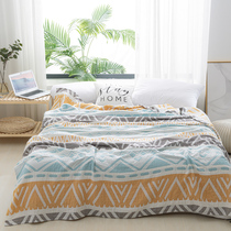 Gauze wool towels by summer slim pure cotton single children afternoon nap blankets double air conditioning blanket students full cotton cover blanket