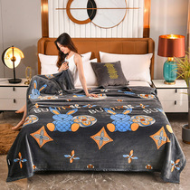 Winter Bunk Bed Flannel Blanket Bed Linen Coral Suede Single Thickened Office Nap Small Blanket Dorm Room Students