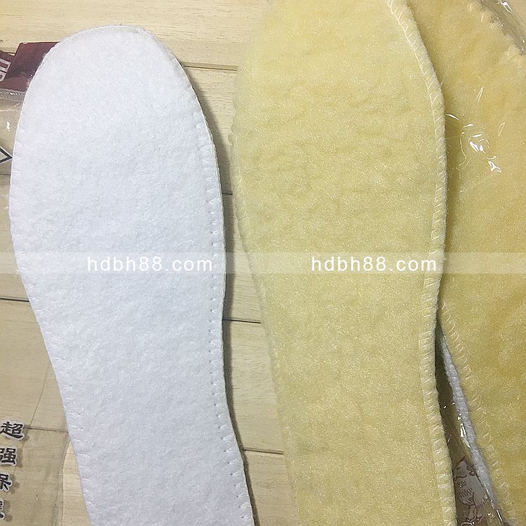 New comfortable and warm imitation shearling shock-absorbing insoles unisex winter thickened lamb velvet insoles hot