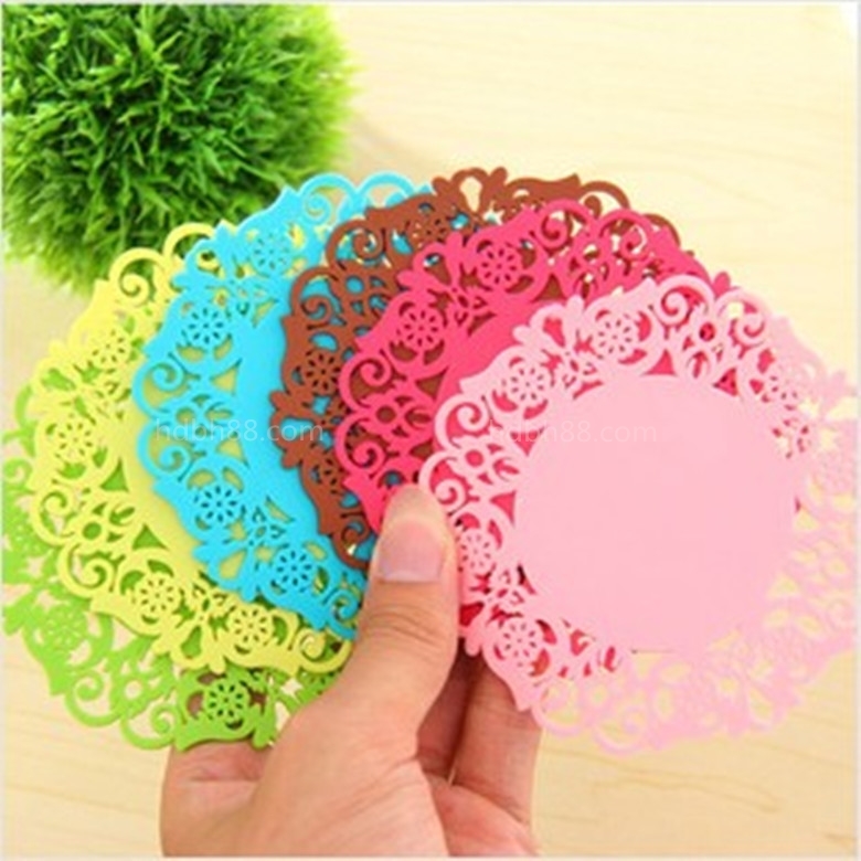 Minimalist round silicone cup cushion bowl cushion teapot heat insulation cushion anti-slip anti-oil stain and burn-proof stay-at-home supplies