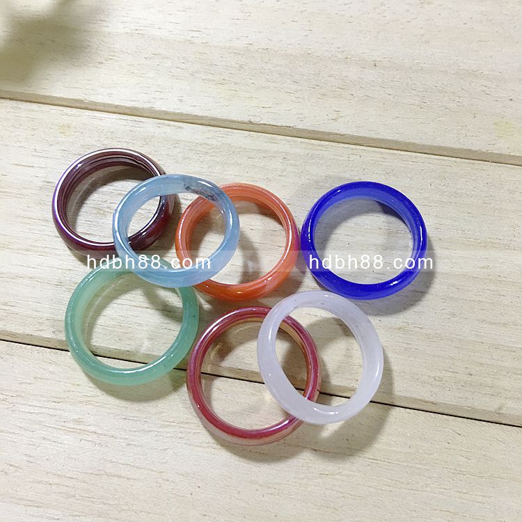 Fashion Stained Glass Ring Pretty Girl Handdecorated Birthday Small Gift Small Gift RMBone RMBtwo Shop Source