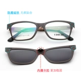 Поляризационные очки, мужские солнцезащитные очки, одно зеркало, трехразовые магнитные очки, мужские очки для близорукости, комплект внешних солнцезащитных очков, зажимы для линз.