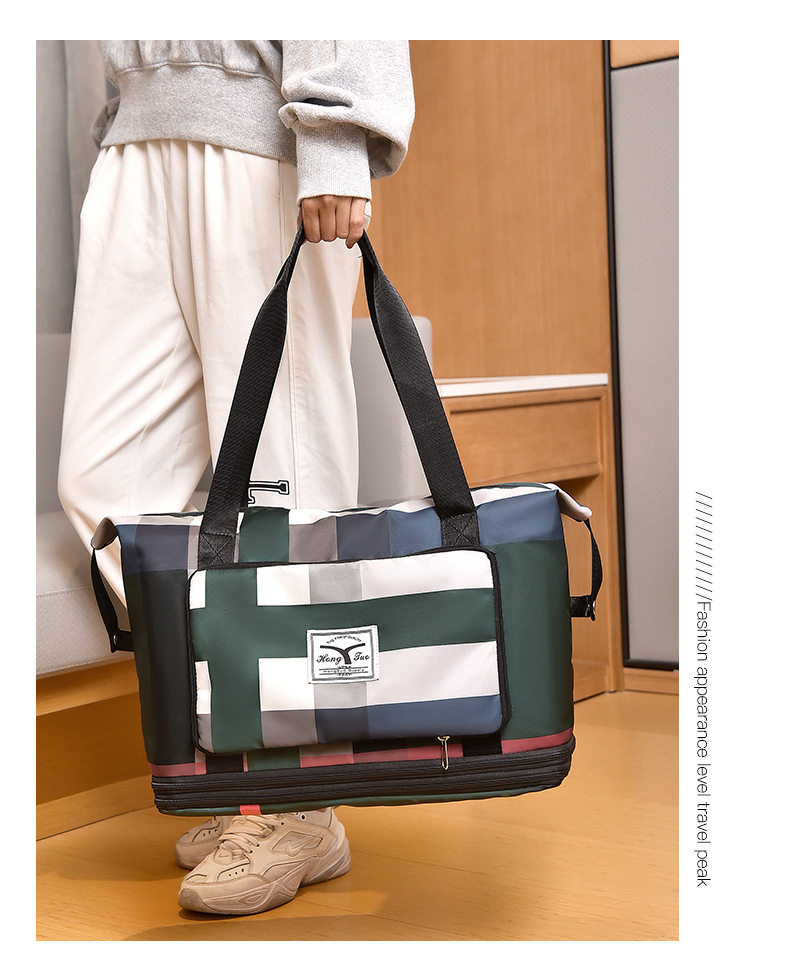 Вместительная и большая портативная сумка для путешествий, сумка через плечо с разделителями, водонепроницаемый чемодан murduras 