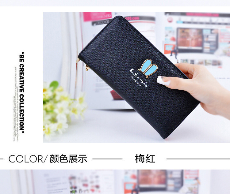 Wallet ladies đoạn dài 2017 mới dây kéo công suất lớn đa chức năng ly hợp túi của phụ nữ điện thoại di động túi ví túi xách bóp cầm tay nam