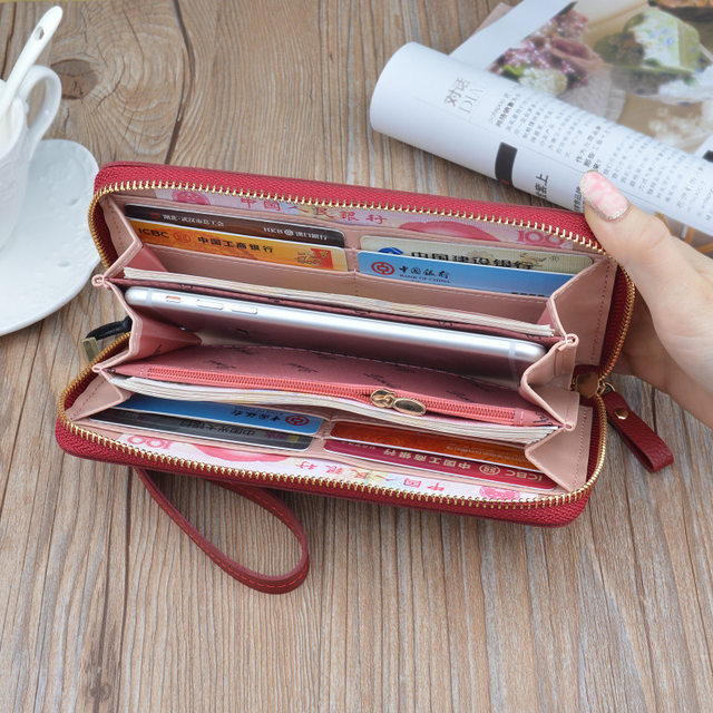Women's Wallet Women's Long Clutch 2024 New Zipper Multifunctional Long Large Capacity Wallet Mobile Phone Bag