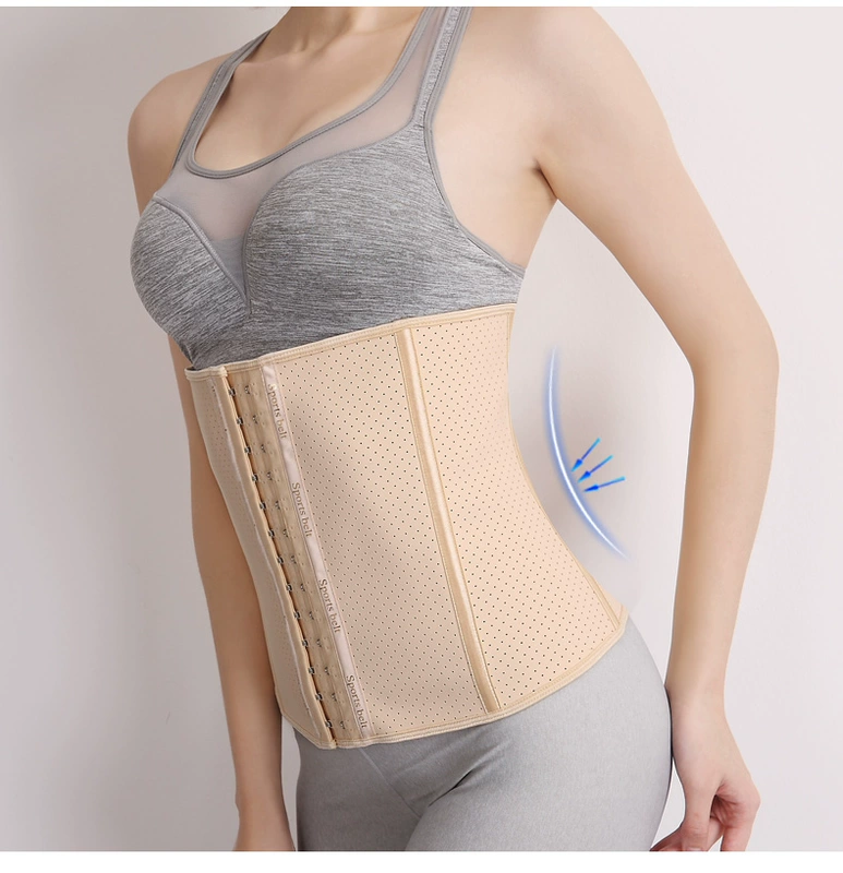 Fengyan cao su cao su thắt lưng của phụ nữ thắt lưng nhựa corset thắt lưng hạn chế giảm béo shapewear thắt lưng bụng thắt lưng niêm phong bụng - Đai giảm béo