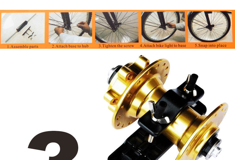 Eclairage pour vélo KINGSIR - Hot Wheels Lumières - Ref 2399502 Image 17