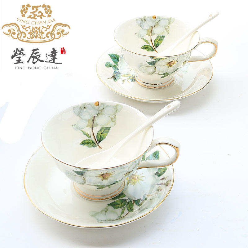 Yingchen Dabone Porcelain Coffee Cup Suit European-style Ceramic Creativity Brief Down Afternoon Tea Tea Set Group Cute Black Tea Cup