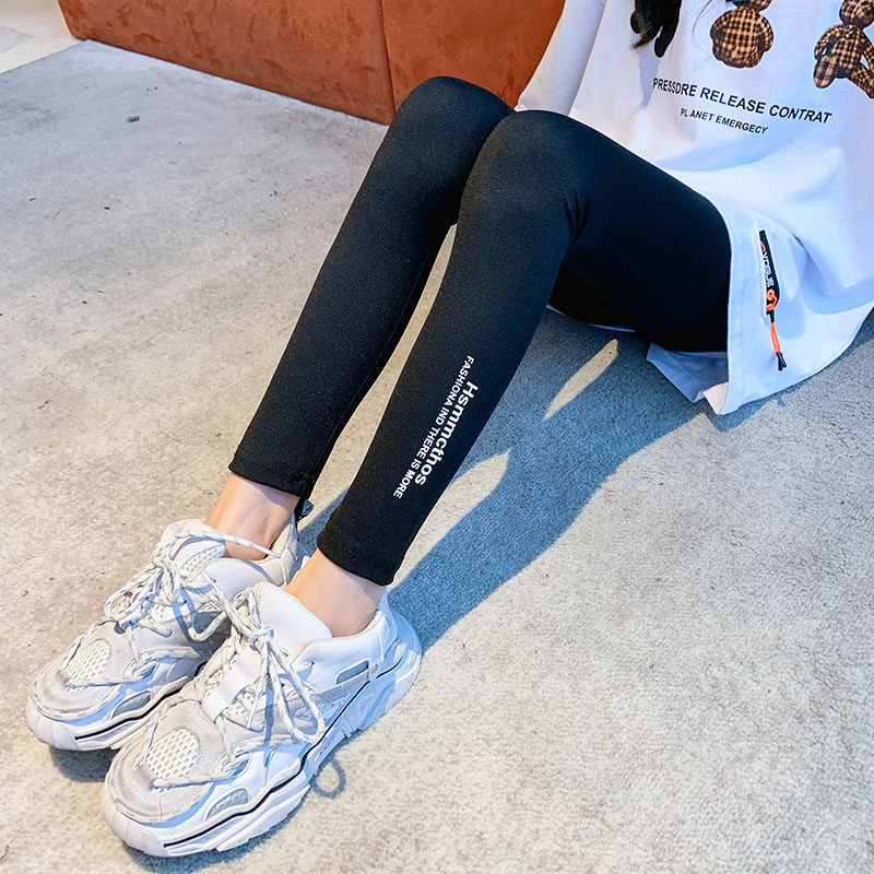 Girls Sports Underwear Spring and Autumn New Children's Tight Yoga Pants Girls Big Kids Pants Autumn Pants Shark Pants