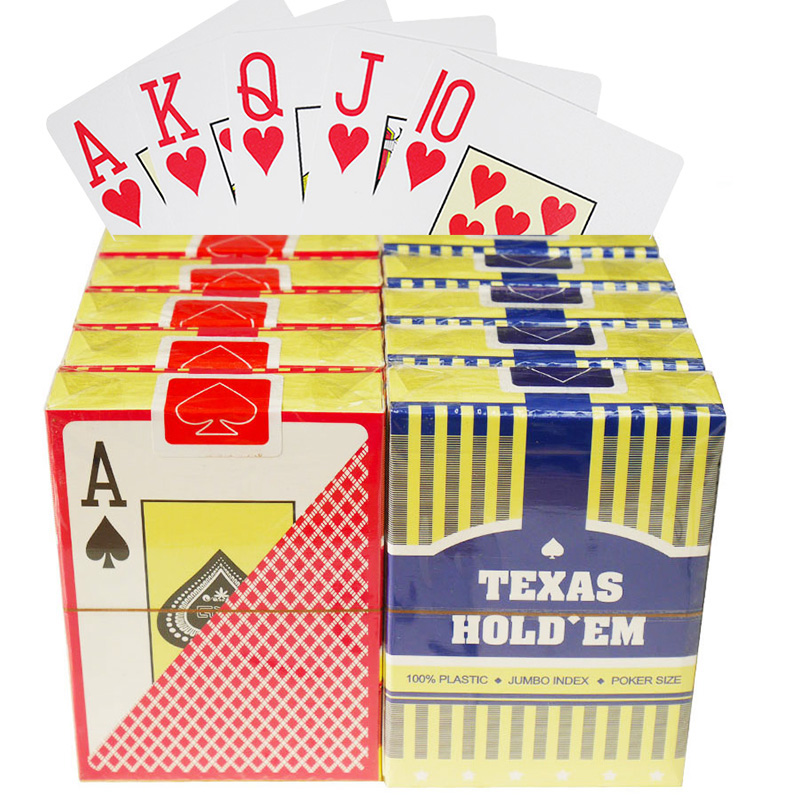 Dezhou playing card special card Frosted Big character waterproof washable adult Tide brand PVC wide plastic brand Wholesale