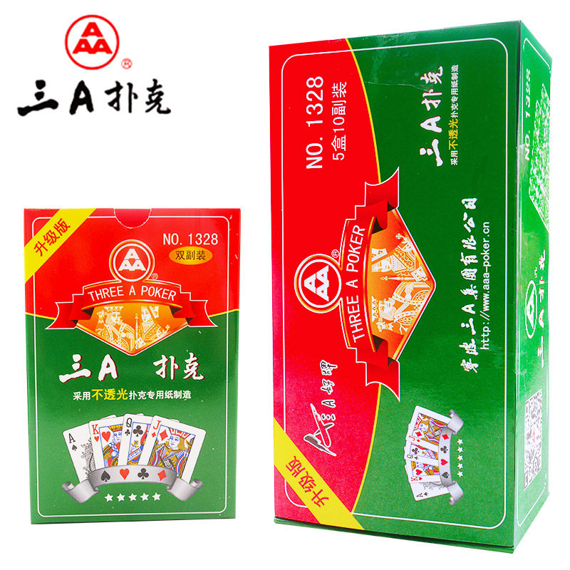 Triple A poker wholesale adult creative original factory Park Kwon double side fit 3a Cards whole box clear cabin 100 Deputy 1328