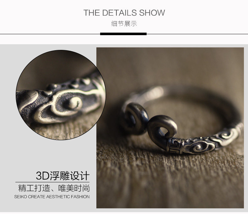 Bague mixte en Argenterie - Ref 3088753 Image 18