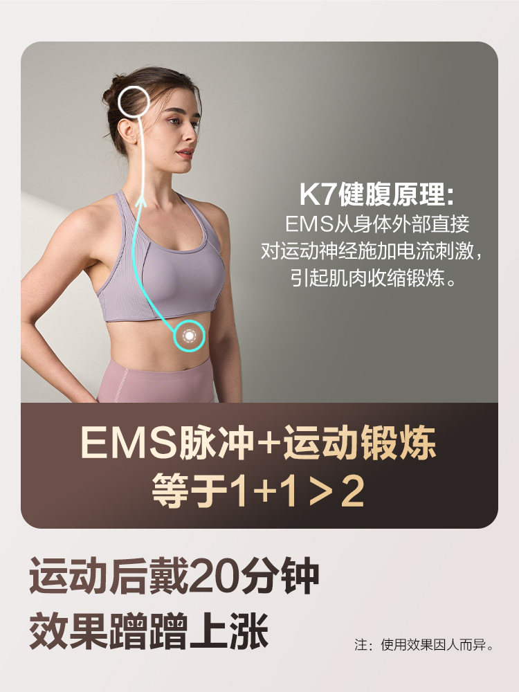 Wang Yibo's New Year Gift Skg Abdominal Fitness Device K7 Fat-Burning Machine Belt for Waist Slimming and Massage