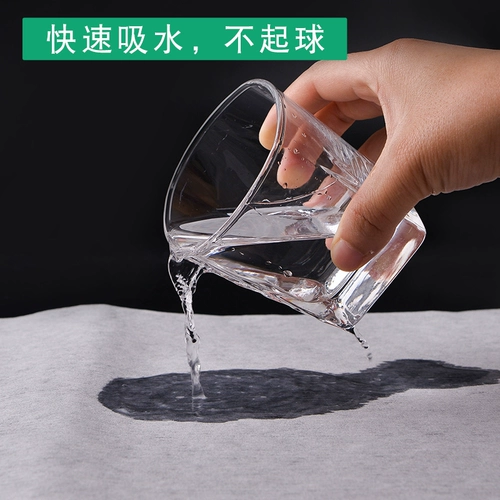 Одноразовое полотенце для маникюра для стрижки волос из нетканого материала, увеличенная толщина, хорошо впитывает воду