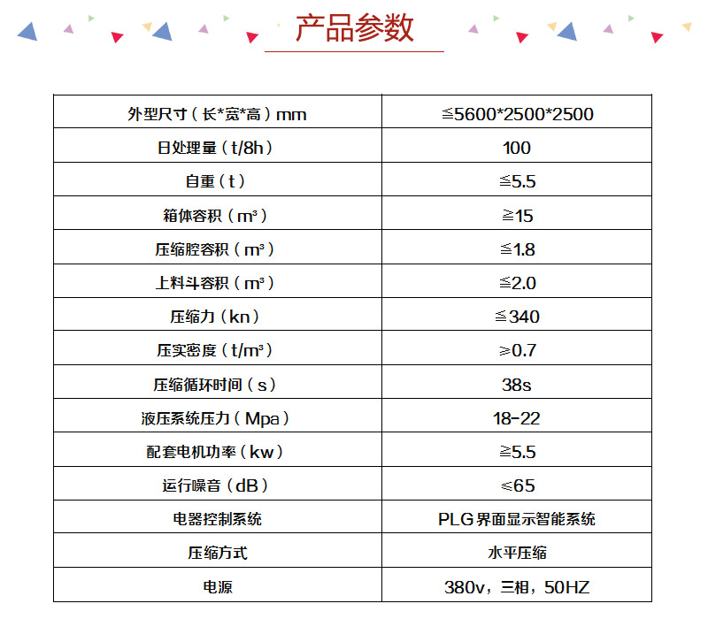 垃圾站压缩机联体中转站一体机移动垃圾压实机整体式垃圾收集设备