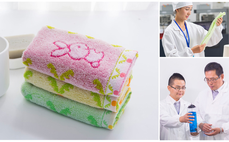 Jie Ya Tong khăn thấm bông bé mẫu giáo trẻ em phải đối mặt với khăn mẫu củ cải nhỏ mềm lint-miễn phí - Khăn tắm / áo choàng tắm khăn mặt trẻ em