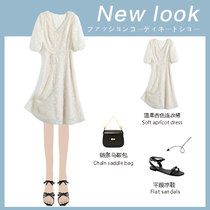 2020 new French niche sweet first love Platycodon Super fairy heavy industry skirt can salt sweet dress autumn