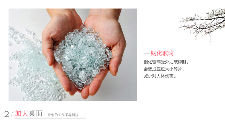 Weilei Taixin kính cường lực bàn máy tính để bàn máy tính xách tay nhà đơn giản bàn hiện đại bàn - Bàn bàn gấp
