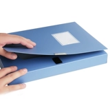 Deli Файл -ящик A4 Офис поставляет канцелярские товары DAQUAN Файл Хранение Данные Данные Коробка Ваучеров Коробка Пластиковая бумага Файл Файл.