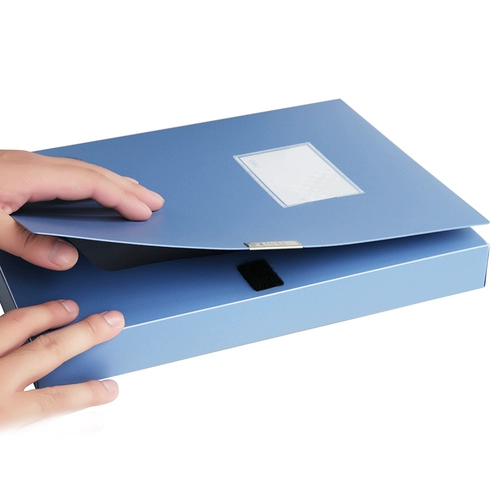 Deli Файл -ящик A4 Офис поставляет канцелярские товары DAQUAN Файл Хранение Данные Данные Коробка Ваучеров Коробка Пластиковая бумага Файл Файл.