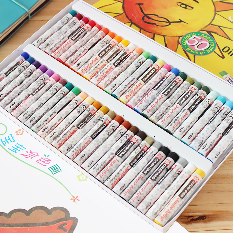 Japan Cherry Blossom OIL PAINTING STICK SOFT WAX PEN STUDENT 24 COLOR 36 COLOR 48 COLOR 16 COLOR 12 COLOR 12 COLOR CHILDREN CRAYON PAINTBRUSH KINDERGARTEN SAFETY RIBBONS TEACHERS RECOMMEND PAINTBRUSH GRAFFITI PAINTING STICK