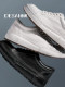 [High-End Horse Leather] Desai Casual Shoes Men's Shoes Spring and Summer Thick-Soled Men's Shoes Sports Sneakers Soft-Soled White Shoes