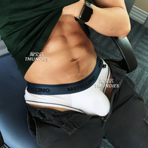 2-pack fashion mens briefs Low waist tight hips sexy comfortable breathable cotton panties mens pants