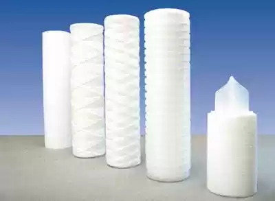 20 inch 0 22 micron flat pressure folding filter element 508mm flat mouth through polypropylene