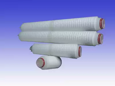 Factory direct sales folding filter element 40 inch 5 micron 222 sealing fins 5 micron folding filter element manufacturers