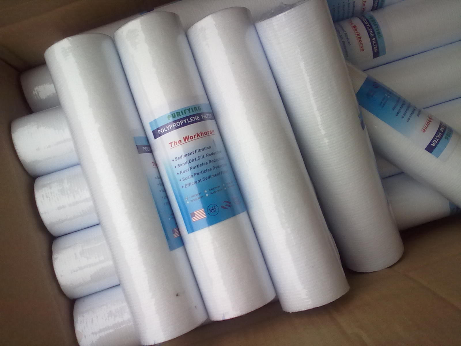 filter10 inch 0 5um micron melt spray filter core pp cotton filter element cotton stick PP SEDIMENT FILTER