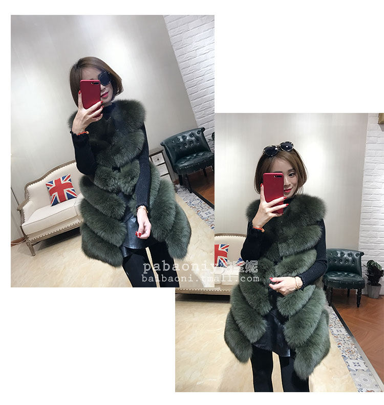 Manteau de fourrure femme PABAONIY    - Ref 3171713 Image 24