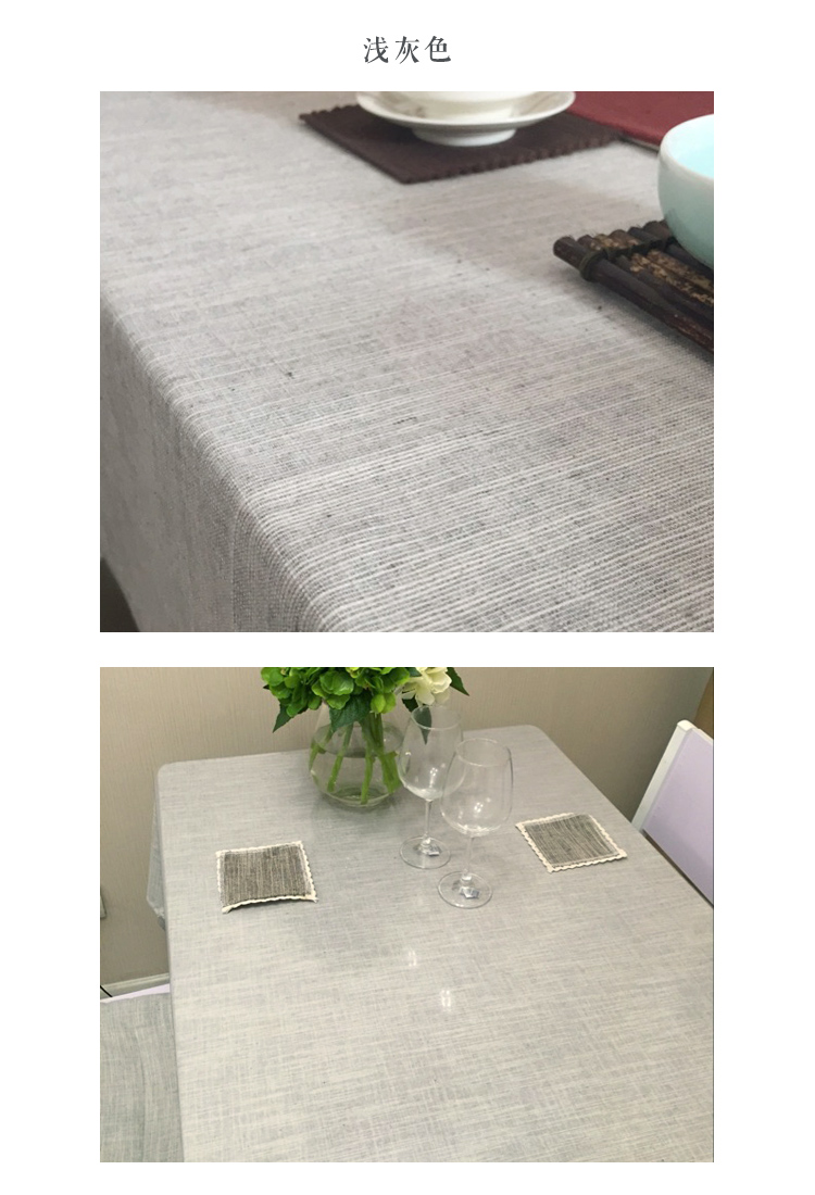 Phong cách Nhật Bản đơn giản rắn màu cotton và khăn trải bàn bằng vải lanh màu đỏ vải lanh bàn cà phê bàn ​​sách vải bàn vải khăn trải bàn gỗ