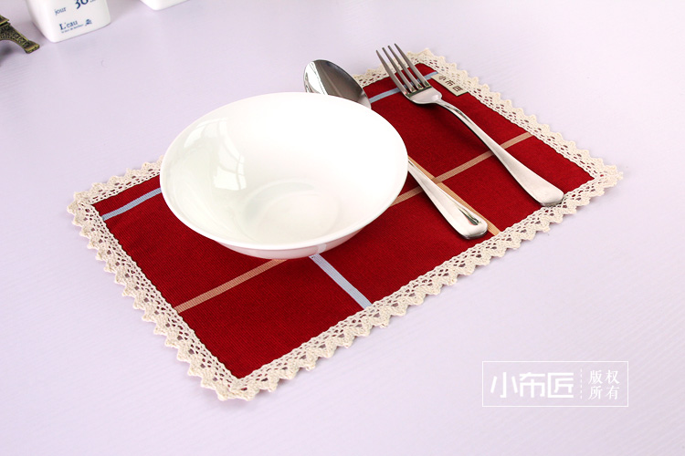 Mỹ tây hộ gia đình nông thôn vải mat mat đôi cách nhiệt dày chống lại các món ăn nóng bảng phụ vải pad in - Khăn trải bàn khăn trải bàn nilon