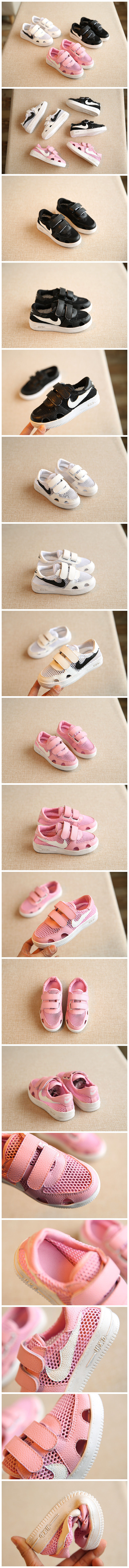 Sandales enfants en PU Baotou creux pour été - semelle caoutchouc - Ref 1053414 Image 6