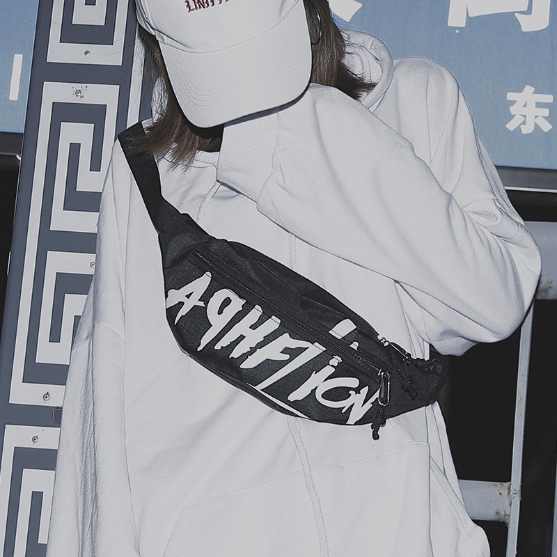 Day Series Original Juku Men's Slanted Satchel with Tidal Bag Street Tide Sign Chest Bag Women Sports Hip Hop Single Shoulder Bag-Taobao