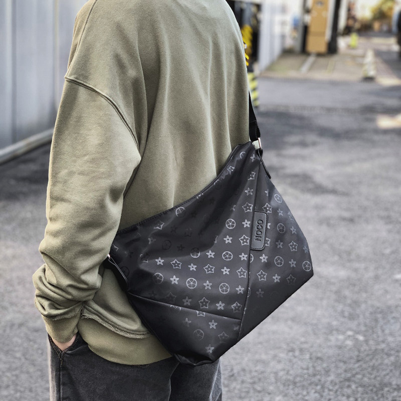 Canvas Slipper Bag Men trend female tide hip hop Japanese casual bag bag bag bag bag bag bag bag