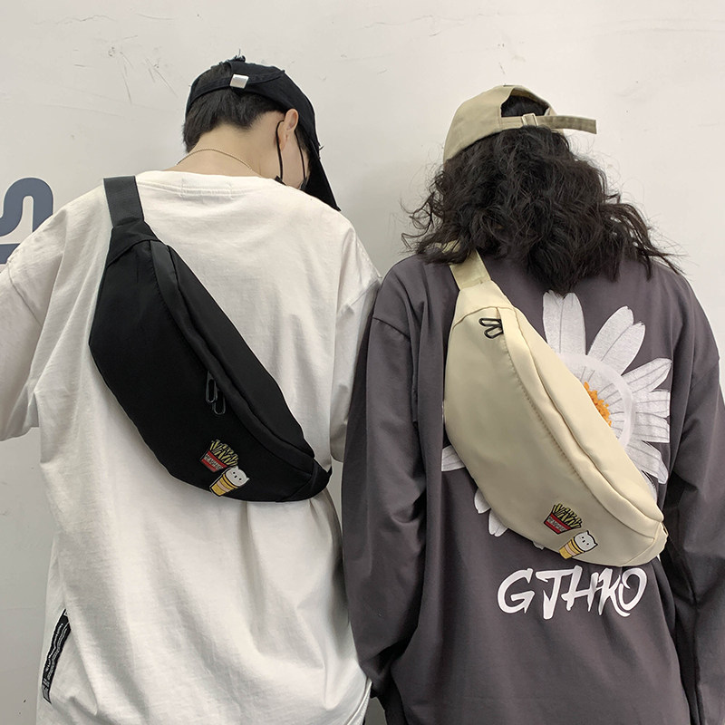 Sports Chest Bag Tide Card Men's Bag Casual Women Single Shoulder Bag Men Skew Satchel Bag students small cross-pack