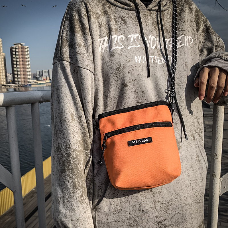 Messenger bag men's Japanese casual mini small shoulder bag Korean version of the tide brand personality ins student simple shoulder bag female