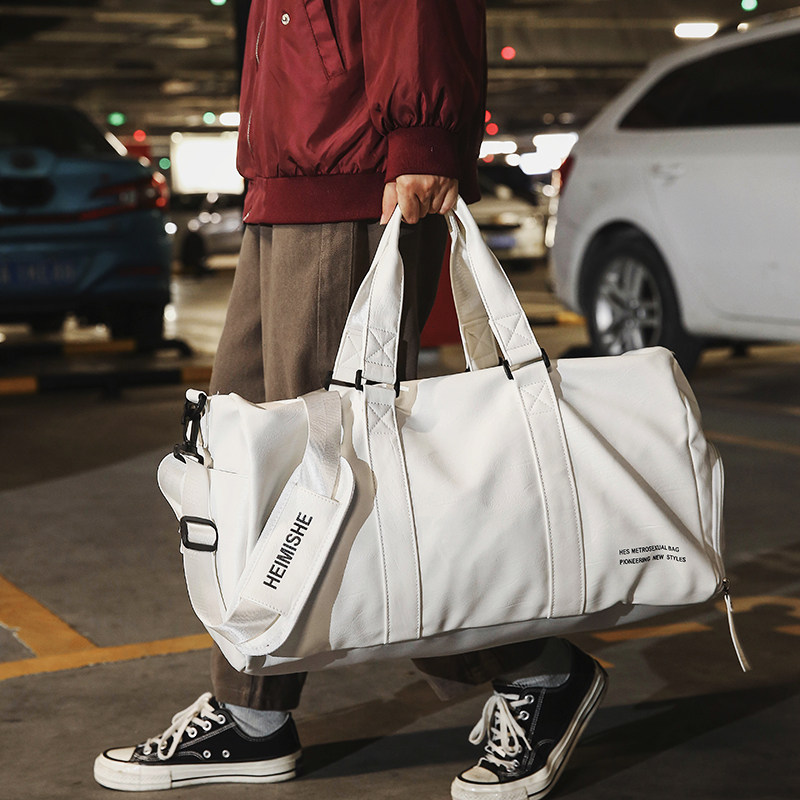 Short travel bag Men's handbag Women on business trip Large capacity Travel bag minimalist baggage bag Waterproof Fitness Bag damp