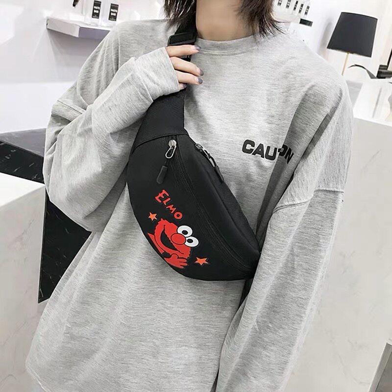 Skew Satchel Men's Boomer Fashion Personality Chest Bag Women 100 Hitch Purse Casual Minima Hip Hop Small Single Shoulder Satchel Bag